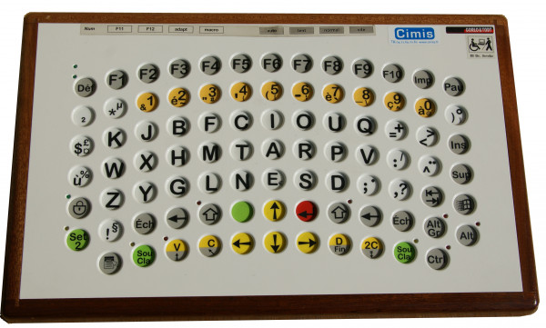 Clavier agrandi Sumini avec souris intégrée