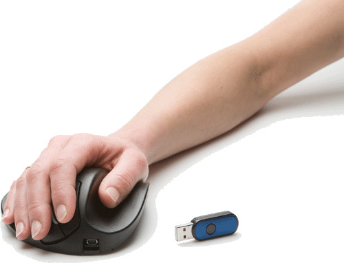 Souris Ergonomique Handshoe Mouse - visuel 2